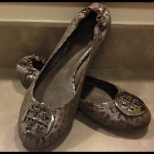 Tory Burch Cheetah Reva Flats